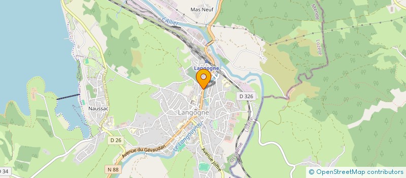 localisation de l'entreprise MONSIEUR CLAUS RONN  LANGOGNE