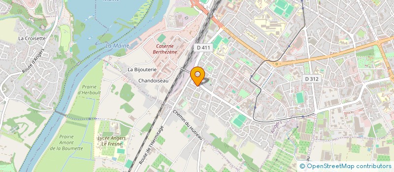 localisation de l'entreprise MONSIEUR CLAVER KANYARUSHOKI à ANGERS