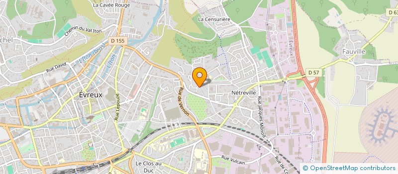 localisation de l'entreprise MONSIEUR CLAVER OLUI ELLA à EVREUX