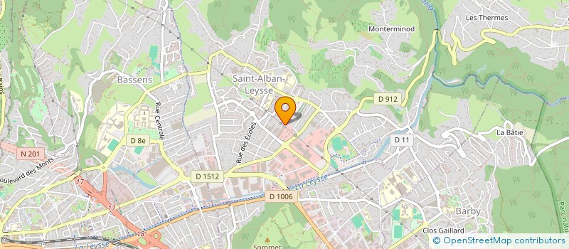 localisation de l'entreprise MONSIEUR CLAY AGGUINI  SAINT-ALBAN-LEYSSE