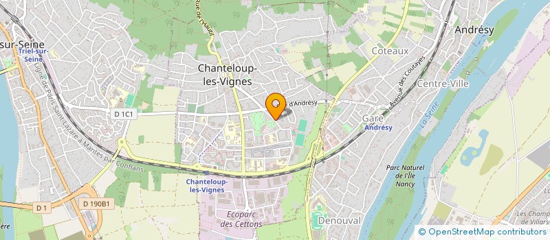 localisation de l'entreprise MONSIEUR CLAY BACQUEVILLE à CHANTELOUP-LES-VIGNES