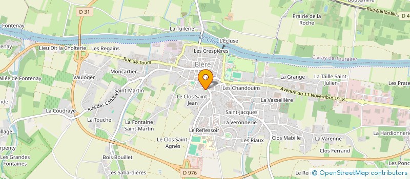 localisation de l'entreprise MONSIEUR CLAYTON CHABOT  BLERE