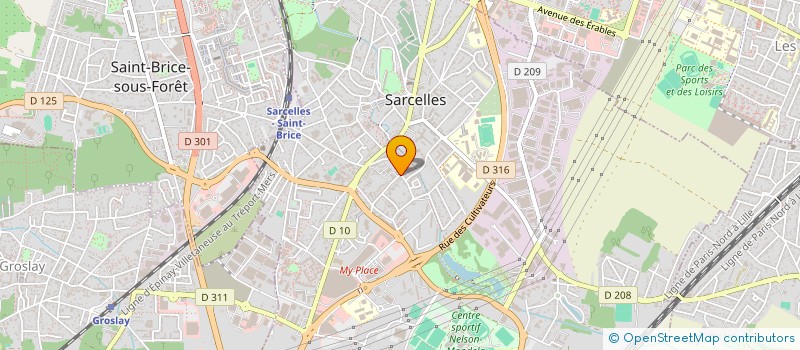 localisation de l'entreprise MONSIEUR CLAYTON GARCIA NUNES  SARCELLES