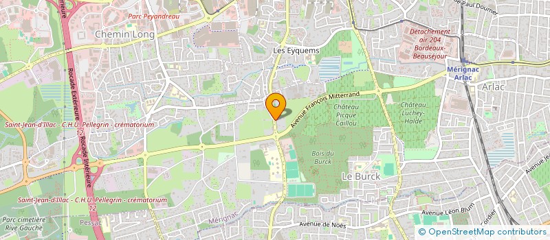 localisation de l'entreprise MONSIEUR CLAYTON GRALL  MERIGNAC