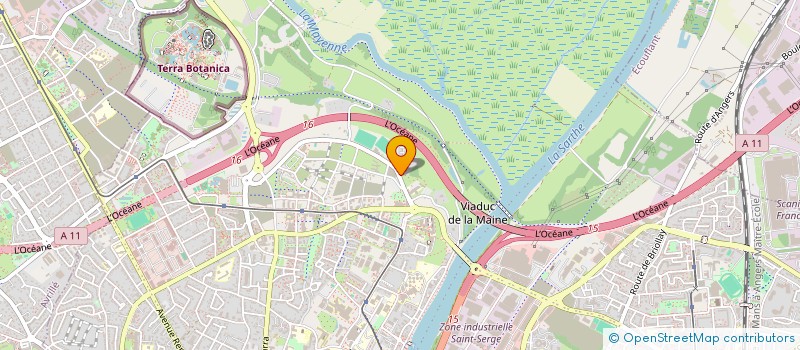 localisation de l'entreprise MONSIEUR CLAYTON MICHELET  ANGERS