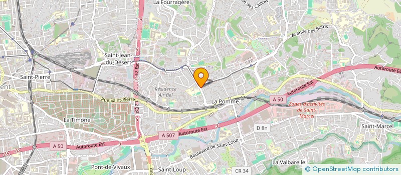 localisation de l'entreprise MONSIEUR CLEANDRE ALIOTTI  MARSEILLE