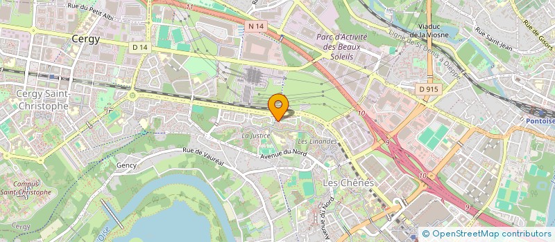 localisation de l'entreprise MONSIEUR CLEAVE HOUANDI  CERGY