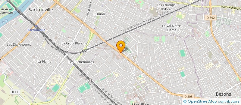 localisation de l'entreprise MONSIEUR CLEBERSON QUELVES MORAES  HOUILLES