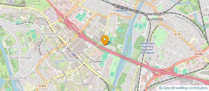 localisation de l'entreprise MONSIEUR CLEEF ALCINE  ARGENTEUIL