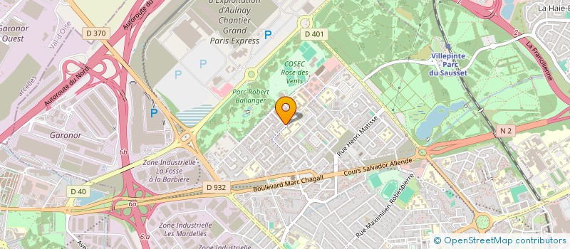 localisation de l'entreprise MONSIEUR CLEFORD SILIEN à AULNAY-SOUS-BOIS