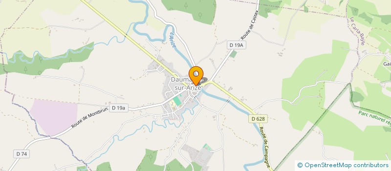 localisation de l'entreprise MONSIEUR CLELIO JACQUIN à DAUMAZAN-SUR-ARIZE