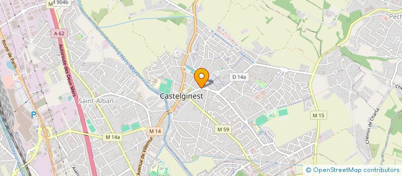 localisation de l'entreprise MONSIEUR CLEMENT  CASTELGINEST