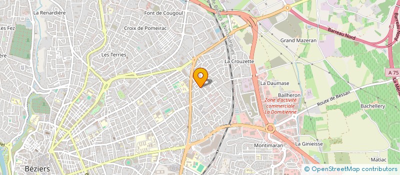 localisation de l'entreprise MONSIEUR CLEMENT AENZA  BEZIERS