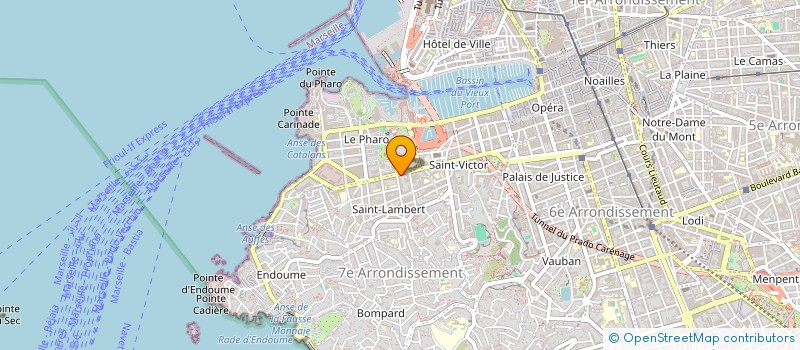 localisation de l'entreprise MONSIEUR CLEMENT AGNEL à MARSEILLE