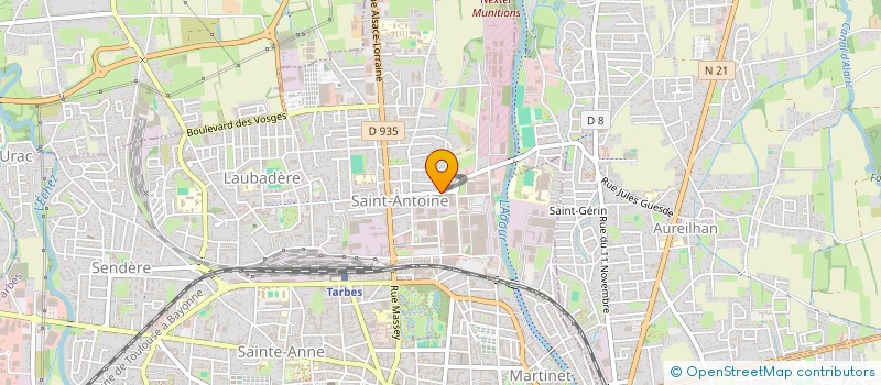 localisation de l'entreprise MONSIEUR CLEMENT ALAGUILLAUME  TARBES