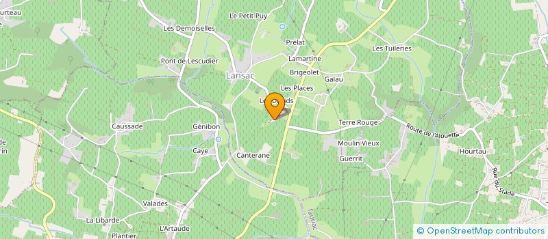 localisation de l'entreprise MONSIEUR CLEMENT ALAIN MARTIN  LANSAC