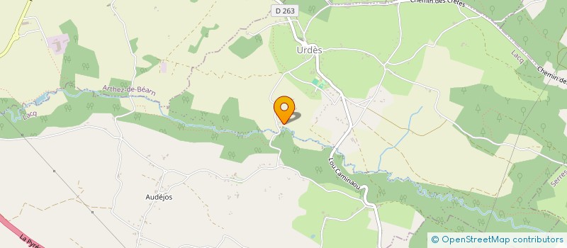 localisation de l'entreprise MONSIEUR CLEMENT ALBANEL  LACQ