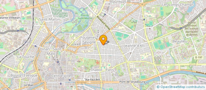 localisation de l'entreprise MONSIEUR CLEMENT ALLAIN  RENNES
