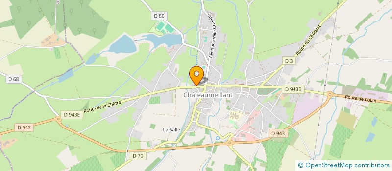 localisation de l'entreprise MONSIEUR CLEMENT ALLIEN  CHATEAUMEILLANT