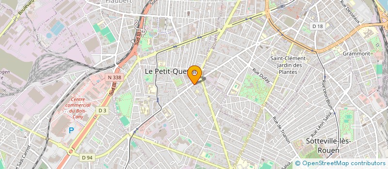 localisation de l'entreprise MONSIEUR CLEMENT ALLIX  LE PETIT-QUEVILLY