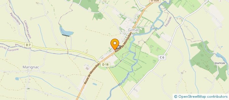 localisation de l'entreprise MONSIEUR CLEMENT AMBAL  GIMAT