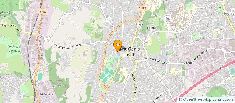 localisation de l'entreprise MONSIEUR CLEMENT AMEN  SAINT-GENIS-LAVAL