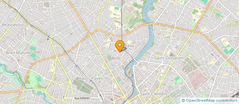 localisation de l'entreprise MONSIEUR CLEMENT ANDRE à NANTES