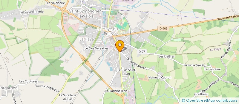 localisation de l'entreprise MONSIEUR CLEMENT ANDRE  LA HAYE