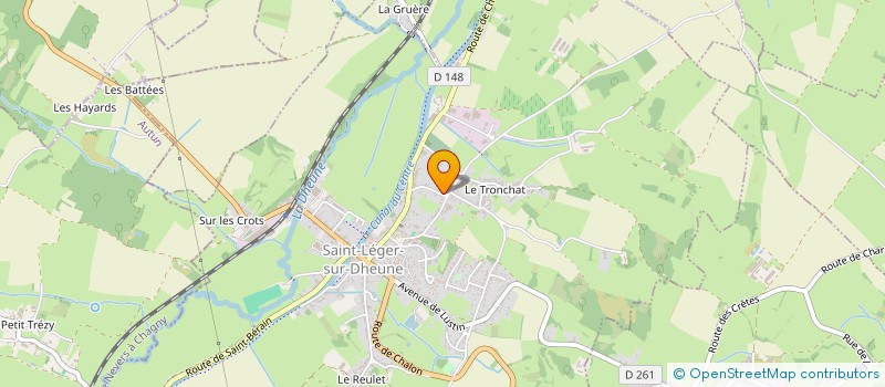 localisation de l'entreprise MONSIEUR CLEMENT ARBET  SAINT-LEGER-SUR-DHEUNE