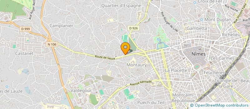 localisation de l'entreprise MONSIEUR CLEMENT ARNAL  NIMES