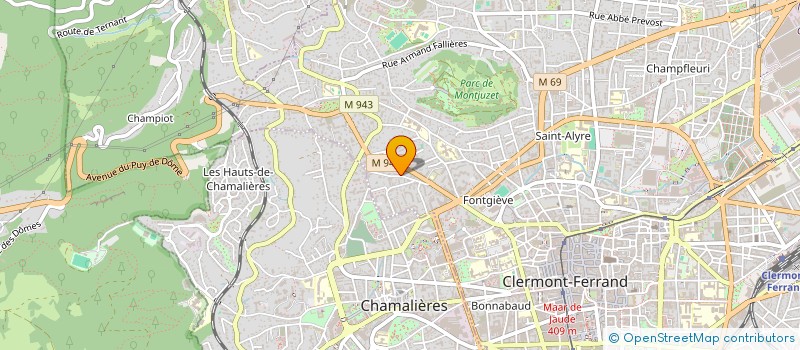 localisation de l'entreprise MONSIEUR CLEMENT ARTAUD  CLERMONT-FERRAND