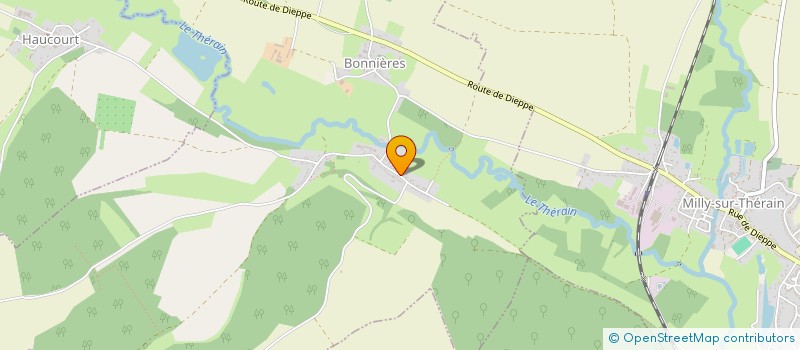 localisation de l'entreprise MONSIEUR CLEMENT AUBEL  BONNIERES