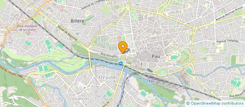 localisation de l'entreprise MONSIEUR CLEMENT AUBERT à PAU