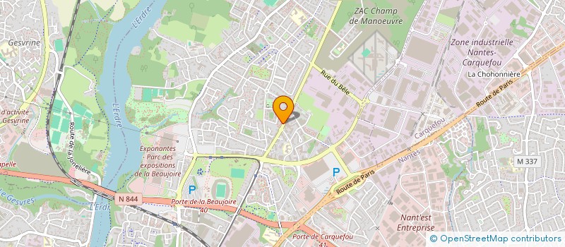 localisation de l'entreprise MONSIEUR CLEMENT AUDUSSEAU à NANTES