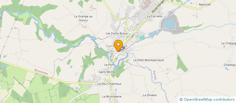 localisation de l'entreprise MONSIEUR CLEMENT AUPETIT à SAINT-BENOIT-DU-SAULT