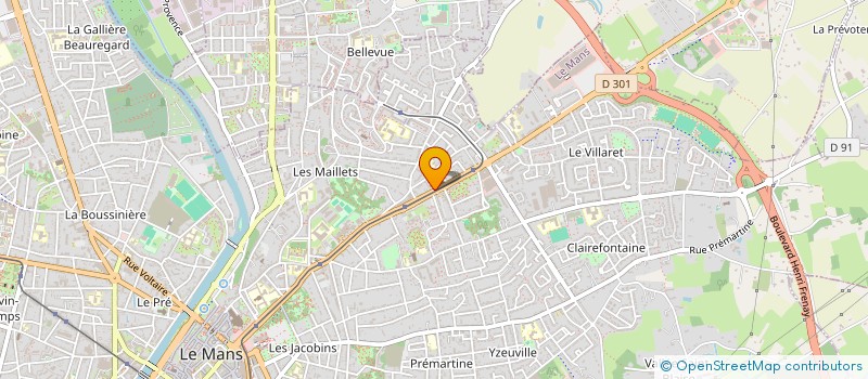 localisation de l'entreprise MONSIEUR CLEMENT AVIAS  LE MANS