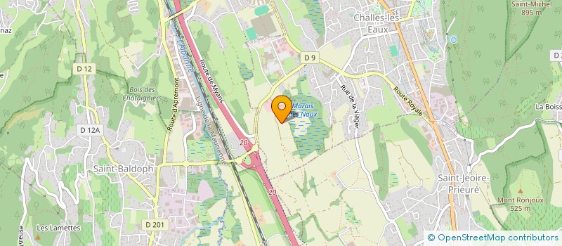 localisation de l'entreprise MONSIEUR CLEMENT BABOULAZ  APREMONT