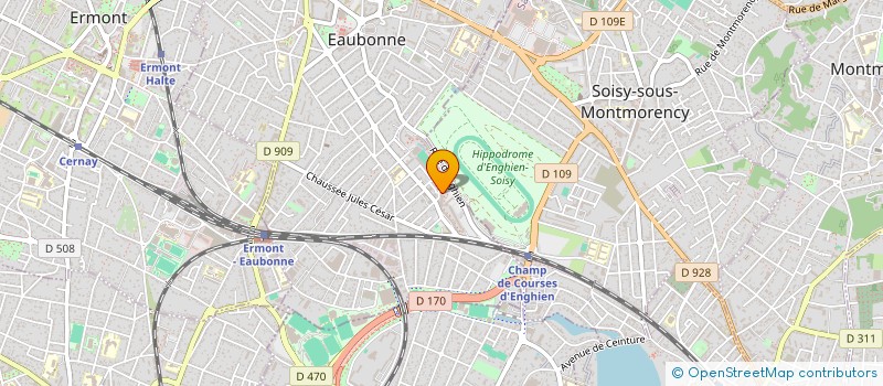 localisation de l'entreprise MONSIEUR CLEMENT BACHELIER à EAUBONNE