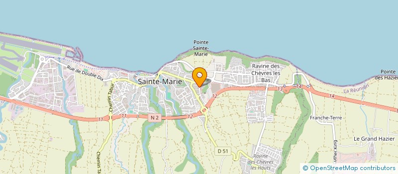 localisation de l'entreprise MONSIEUR CLEMENT BACHUN à SAINTE-MARIE