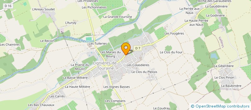localisation de l'entreprise MONSIEUR CLEMENT BADILLER à LIGNIERES-DE-TOURAINE