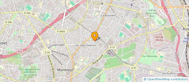 localisation de l'entreprise MONSIEUR CLEMENT BAGOT à MONTREUIL