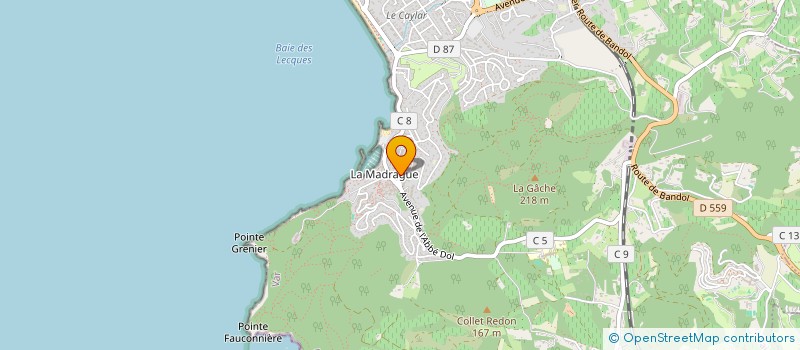 localisation de l'entreprise MONSIEUR CLEMENT BALDOUS  SAINT-CYR-SUR-MER