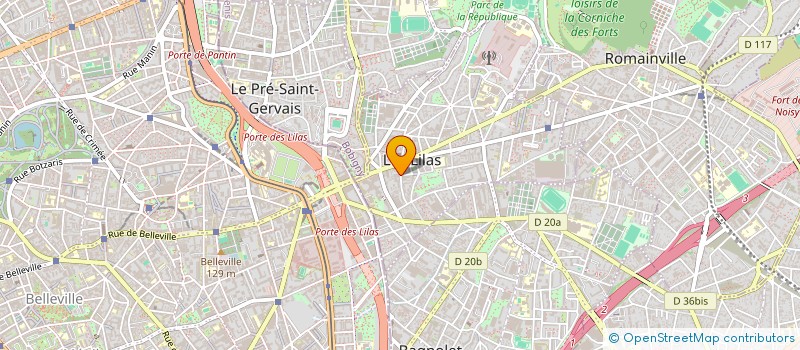 localisation de l'entreprise MONSIEUR CLEMENT BALESTRAT à LES LILAS