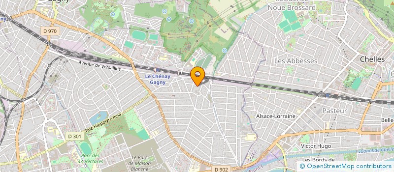 localisation de l'entreprise MONSIEUR CLEMENT BARAN  GAGNY