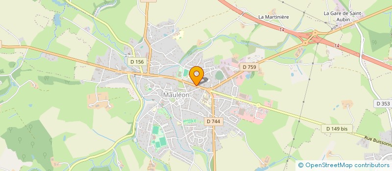 localisation de l'entreprise MONSIEUR CLEMENT BARBE  MAULEON