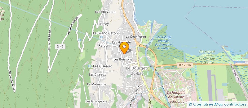 localisation de l'entreprise MONSIEUR CLEMENT BARBEROT  LE BOURGET-DU-LAC