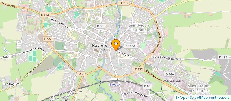 localisation de l'entreprise MONSIEUR CLEMENT BARBEY  BAYEUX