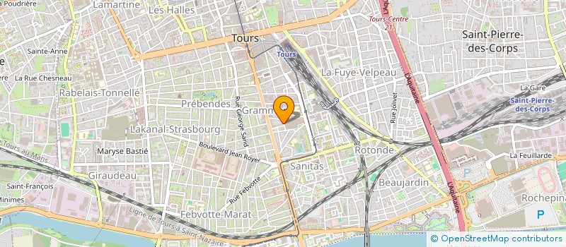 localisation de l'entreprise MONSIEUR CLEMENT BARBIER  TOURS