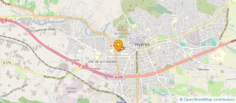 localisation de l'entreprise MONSIEUR CLEMENT BARBIER  HYERES