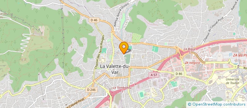 localisation de l'entreprise MONSIEUR CLEMENT BARBRAUD à LA VALETTE-DU-VAR
